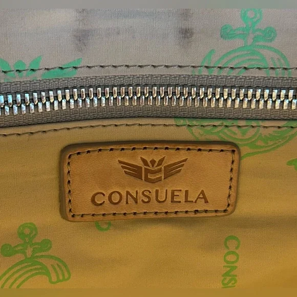 Consuela Candy Crush Quilted Metallic Champagne Slim Crossbody Bag Retired - Picture 8 of 16